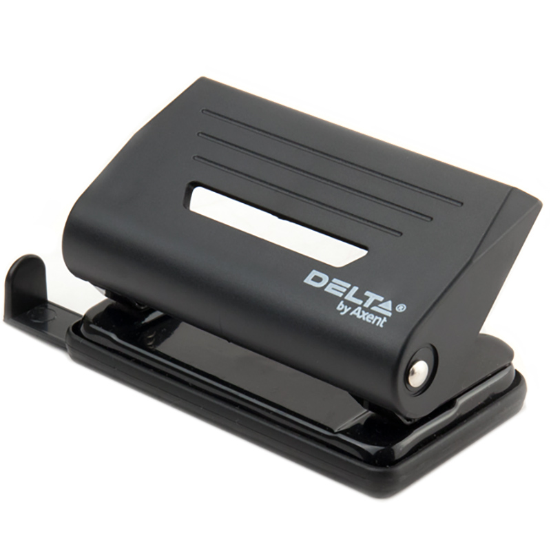 Діркопробивач DELTA BY AXENT 10 арк пластик, чорний (D3610-01)